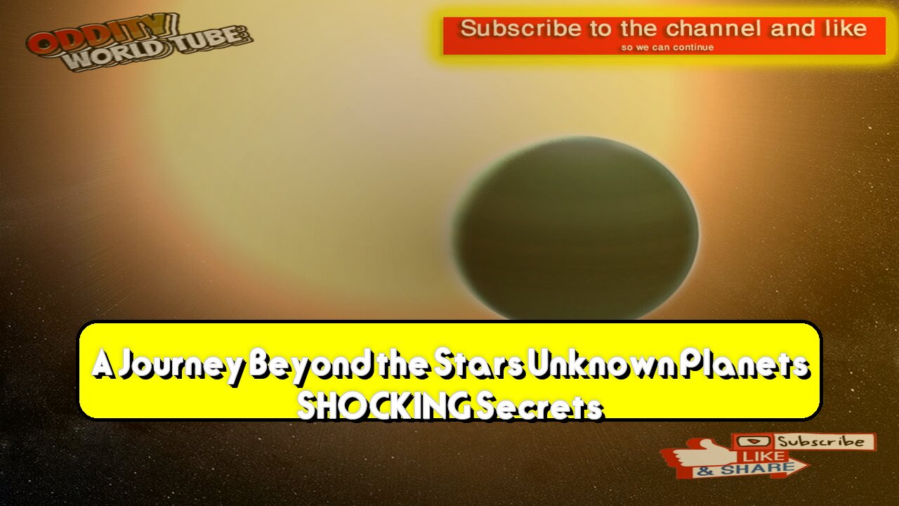A Journey Beyond the Stars: Unknown Planets' SHOCKING Secrets #Exoplanets #SpaceExploration