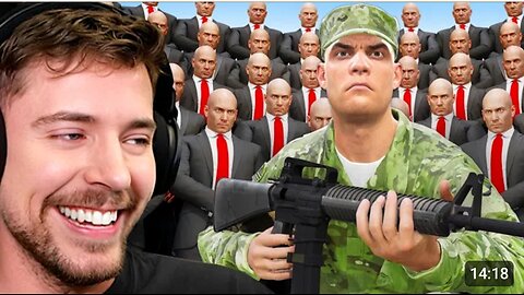 100 Assassins vs 10 Real Soldiers