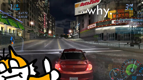 NFS Underground Ep.31 - SIX LAP RACE OF HELL