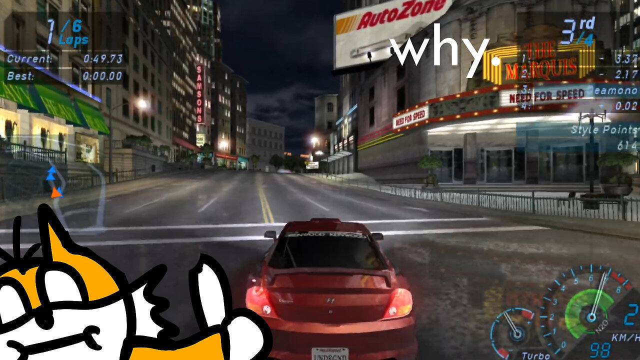 NFS Underground Ep.31 - SIX LAP RACE OF HELL