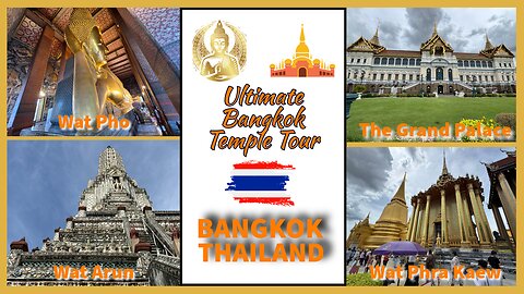 Bangkok’s Iconic Temple Tour: Wat Arun, Wat Pho & Grand Palace Adventure!