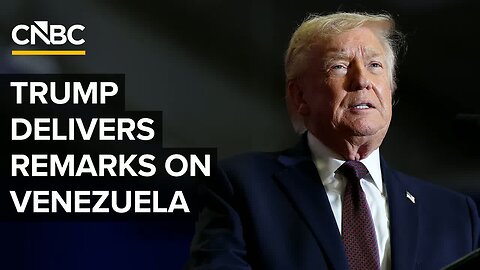 President Trump speaks following the U.S. attack on Venezuela — 1/3/2026