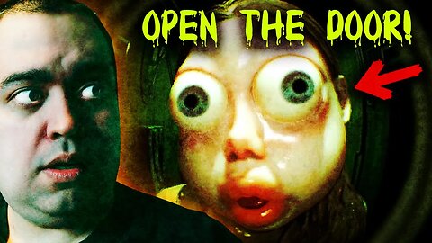 (SCARY) WHO IS KNOCKING ON MY FRONT DOOR?... | Who's At The Door Horror Game Demo