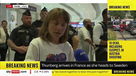 Actress Greta Thunberg after being deported from Israel speaks about the staged fake kidnapping