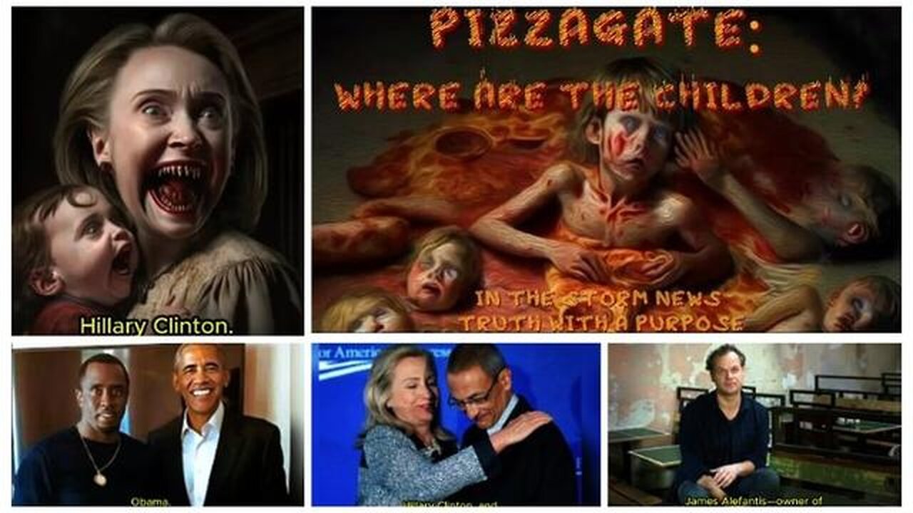 'PIZZAGATE: WHERE ARE THE CHILDREN?' 5/30/2025