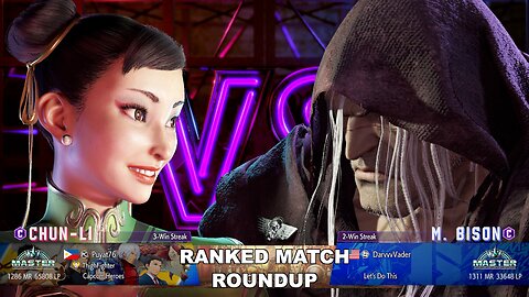 Kuya Kalbo SF6 Ranked Match Roundup. Chun Li Master Rank [Hori Fight Stick]