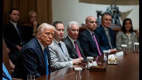 President Trump Stops by Meeting with U.S. Ambassadors