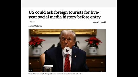 New Travel Rules to the USA by ACFAU