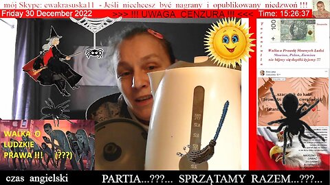 ARCHIWUM - 4315 - Ewka majsterkuje z czajnikiem 👮‍♀️ - 30.12.2022 rok