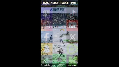 Pick Score BAL 106 vs PHI 49 #AllMadden #Madden25 #NFLmadden #madden