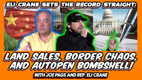 Eli Crane Sets the Record Straight — Land Sales, Border Chaos, and Autopen Bombshell!