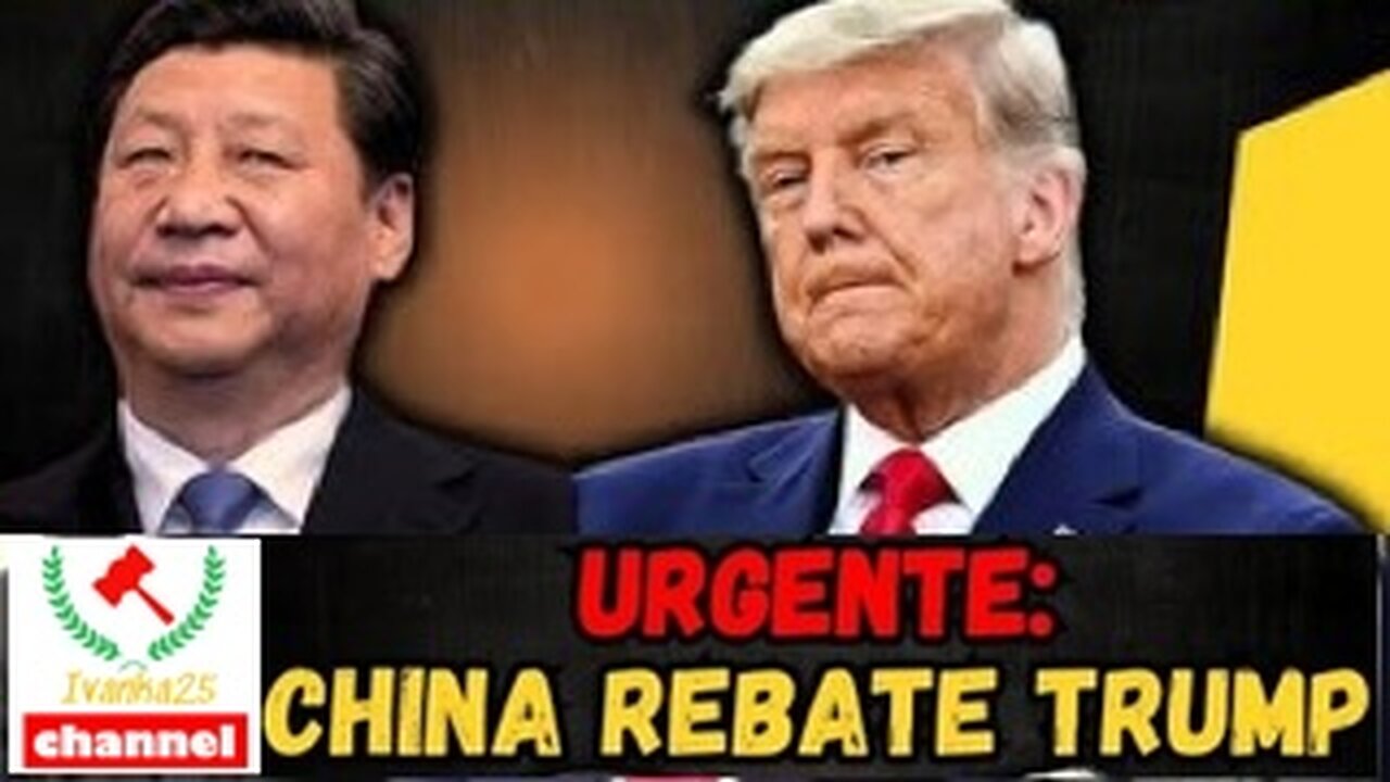 🚨 URGENTE: CHINA REBATE TRUMP com 84% de TARIFA || @Ivanka25