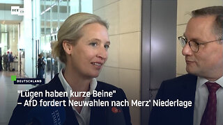 "Lügen haben kurze Beine" – AfD fordert Neuwahlen nach Merz' Niederlage