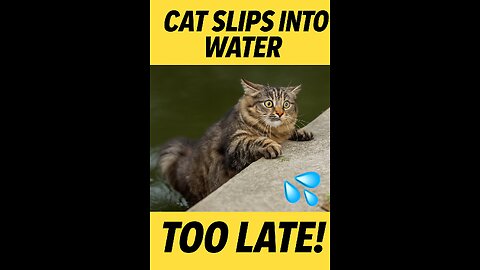 Cat Falls in Water... and Regrets Everything