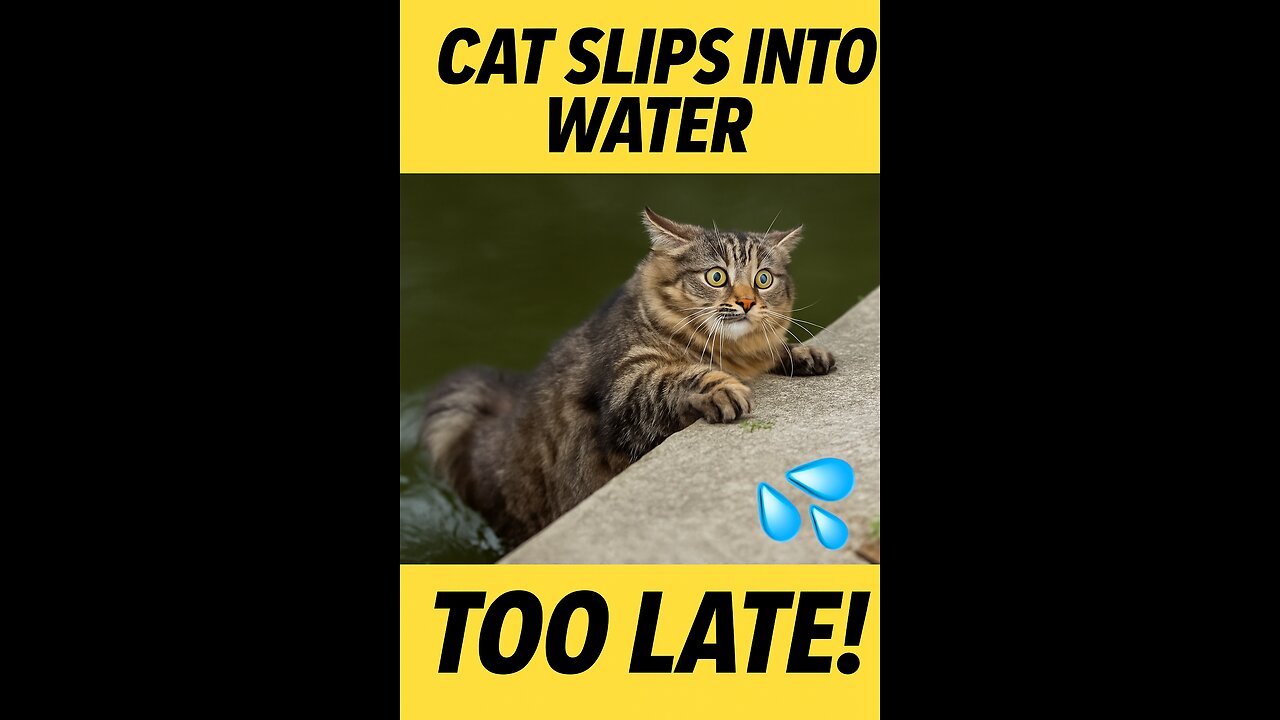Cat Falls in Water... and Regrets Everything