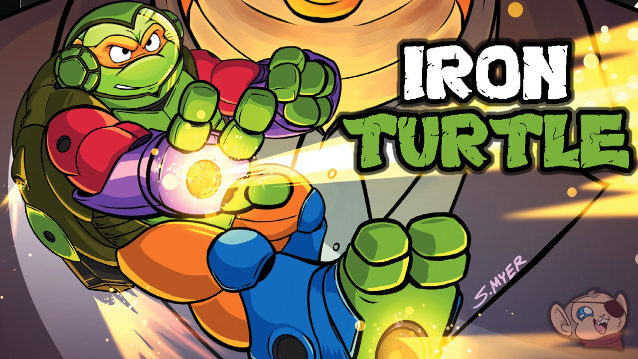 Donatello Builds an IRON MAN Suit!