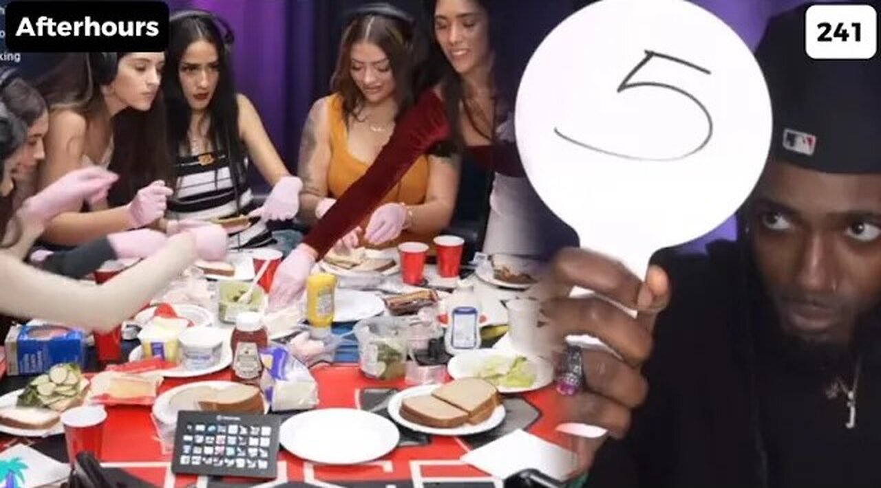Ladies Have a Sandwich Making Competition!