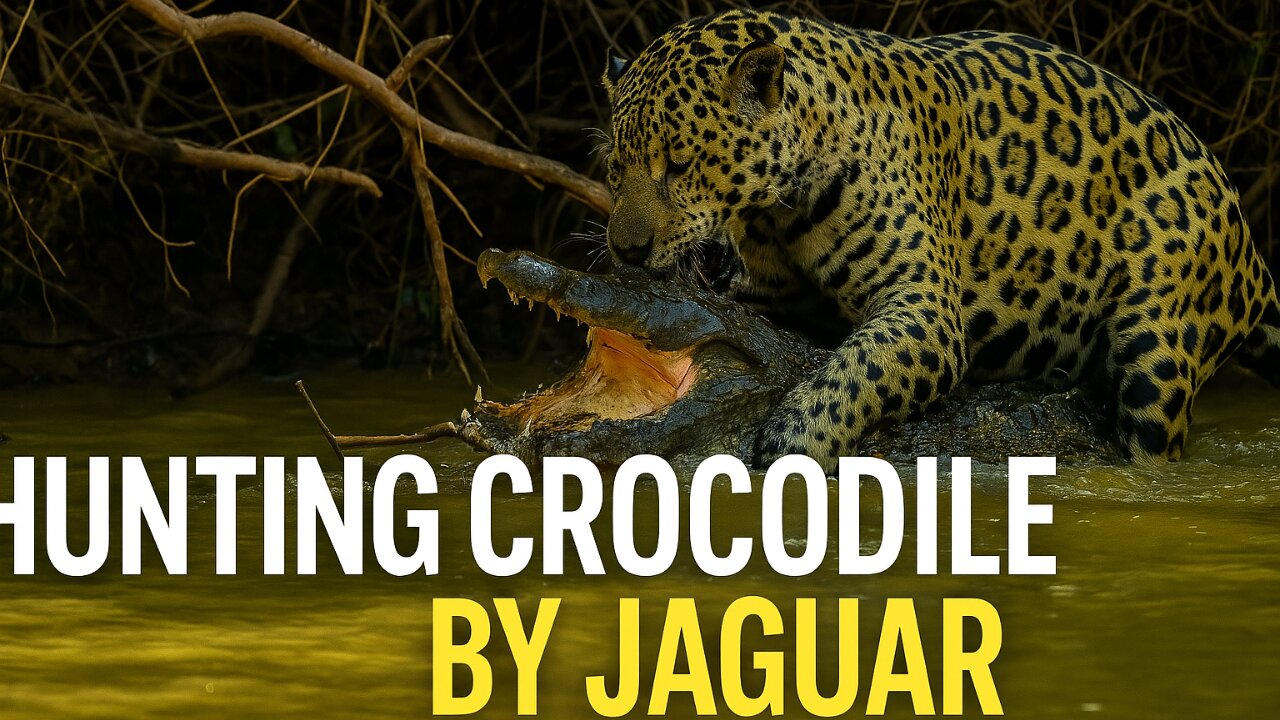 Jaguar Attacks Crocodile – Who Wins This Deadly Battle?