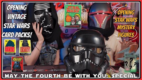 Late May the Fourth Special! Opening Vintage Star Wars Card Packs and Mystery Minifigures!