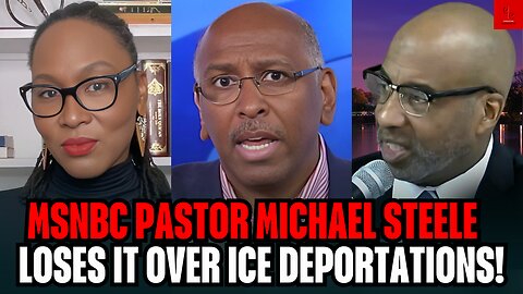 MSNBC Host/Pastor Michael Steele LOSES IT Over ICE & Gets Blasted by Christian Conservatives!