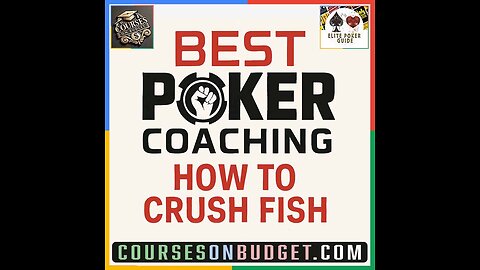 BEST POKER COACHING HOW TO CRUSH FISH