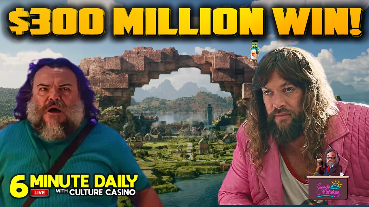 Minecraft Movie DESTROYS with $300 Million Box Office Opening- 6 Minute Daily - April 7th
