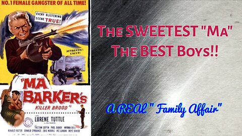 Ma Barkers Killer Brood 1960 ~ Lurene Tuttle ~ Gangster, Crime ~ Full Movie in HD