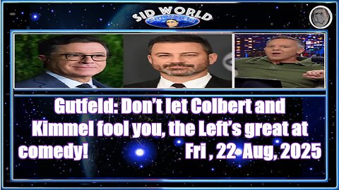 Gutfeld Don’t let Colbert and Kimmel fool you, the Left’s great at comedy!