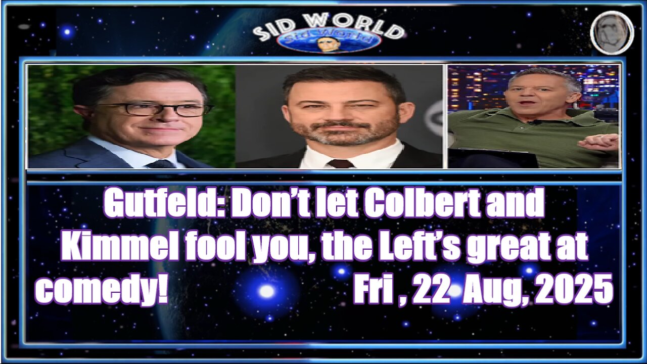 Gutfeld Don’t let Colbert and Kimmel fool you, the Left’s great at comedy!