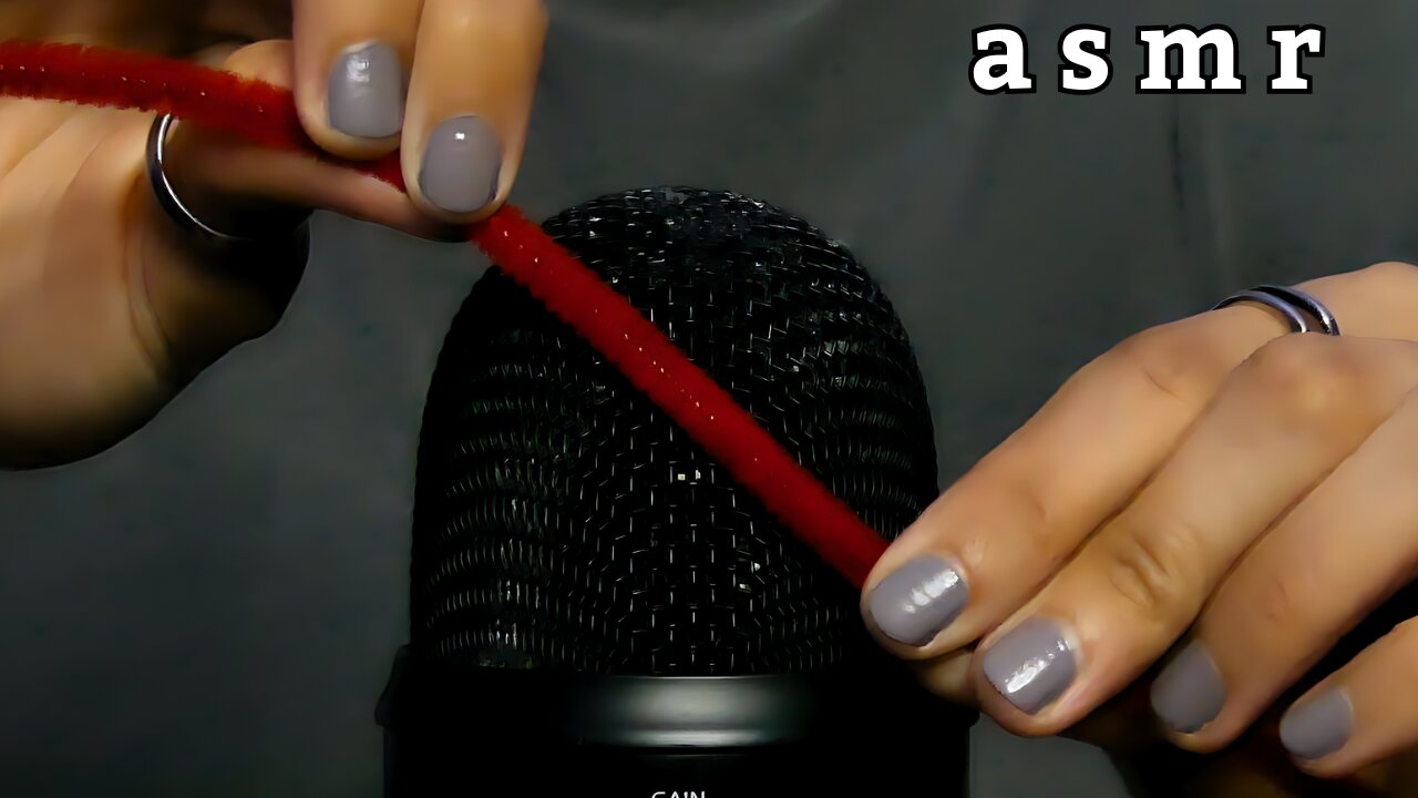 ASMR Brain Floss (no talking, mic capsule brushing)