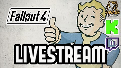 Fallout 4 Livestream | Surviving the Wasteland From Scratch