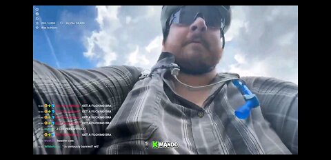 Salmon Andy actually rides his bike...