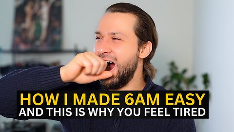 How to Wake Up at 6AM Without Feeling Like a Zombie