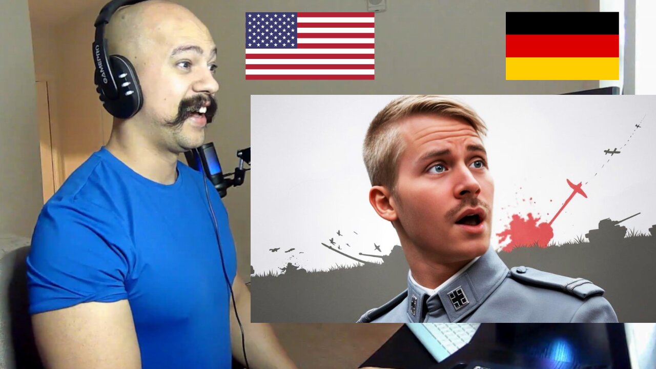 American reacts To When you ask a German something about WW2