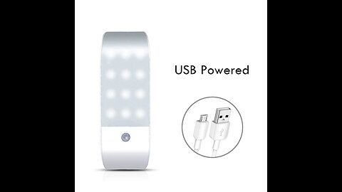 Detachable & Rechargeable Magnetic Sensor Lamp to Light up Your Way