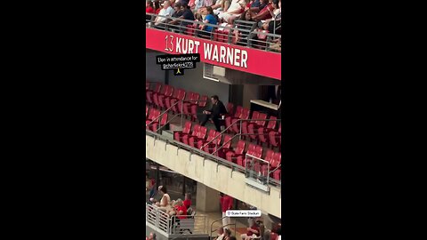 Elon Musk attends Charlie Kirk’s memorial in Arizona