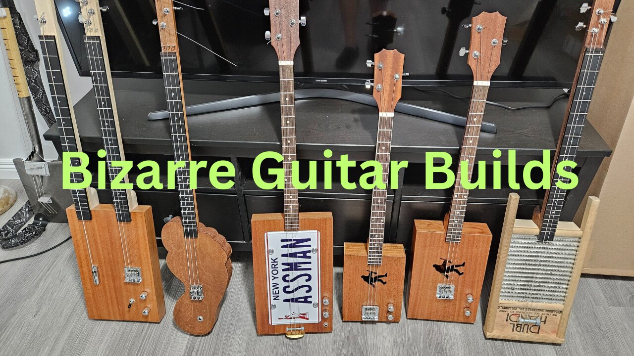 Washboard guitar build. More detail.