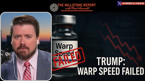Trump Signals Operation Warp Speed Failure!