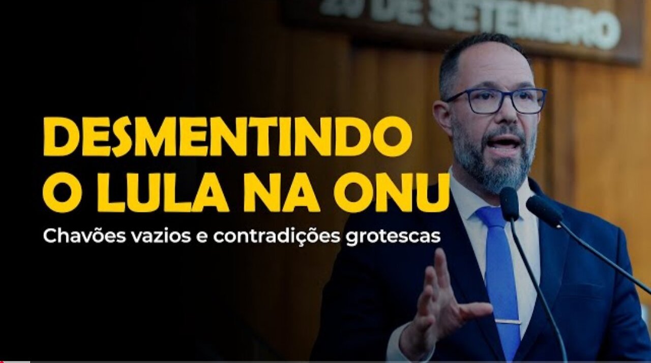 IN BRAZIL DISPROVING LULA AT THE UN...HE LIES SO MUCH THAT HE FEELS MORE...