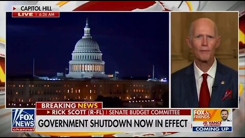Sen. Rick Scott Wants Congressional Pay SUSPENDED During Shutdown