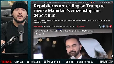 GOP Says STRIP Zohran Mamdani Of Citizenship AND DEPORT, Trump DOJ Should Charge Dems With SEDITION