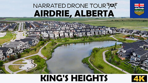 🏙️ King's Heights, Airdrie, Alberta 🏞️ 4K Drone