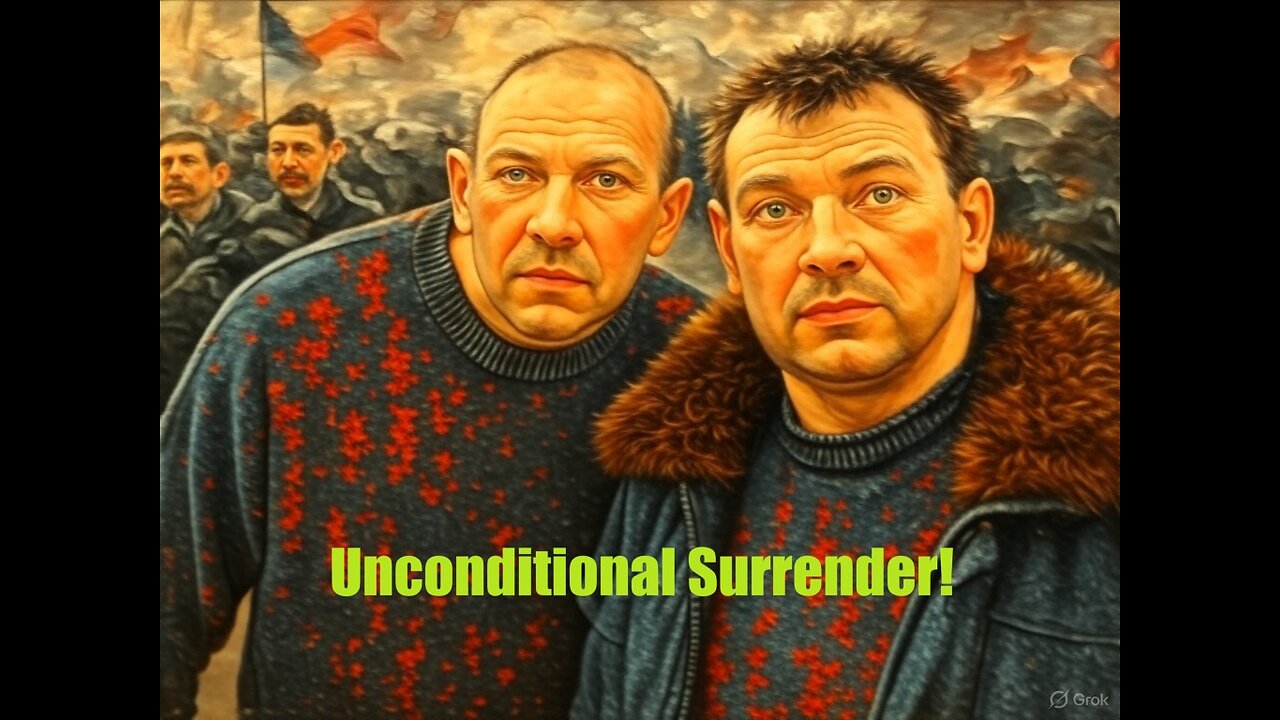 Ukraine is DONE. Only UNCONDITIONAL SURRENDER possible!