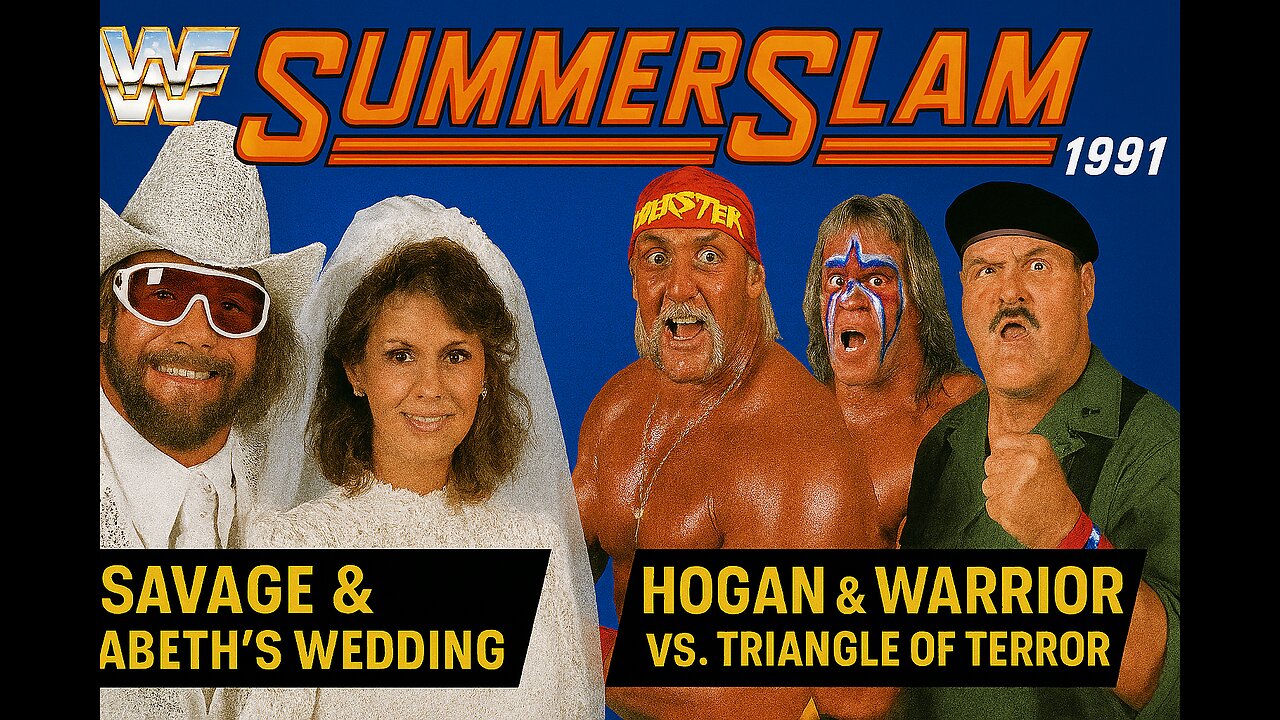 WWF SummerSlam 1991 | Savage & Elizabeth’s Wedding; Hogan & Warrior vs. Triangle of Terror