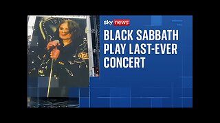 Black Sabbath perform last-ever concert as singer Ozzy Osbourne retires
