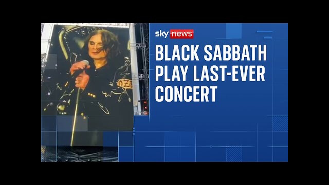 Black Sabbath perform last-ever concert as singer Ozzy Osbourne retires
