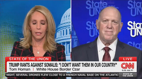 Tom Homan Destroys Dana Bash After She Accuses ICE Of Racial Profiling In Minnesota