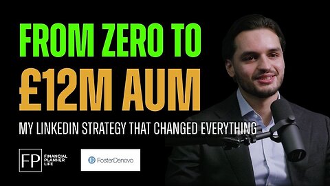 He Built £12M AUM With Just LinkedIn and a Laptop - Financial Planner Success! with Aleem Nijabat