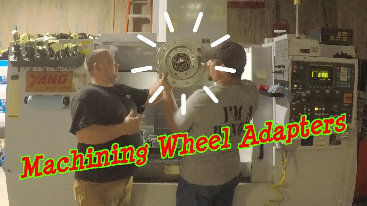 Machining 8 lug wheel adapters