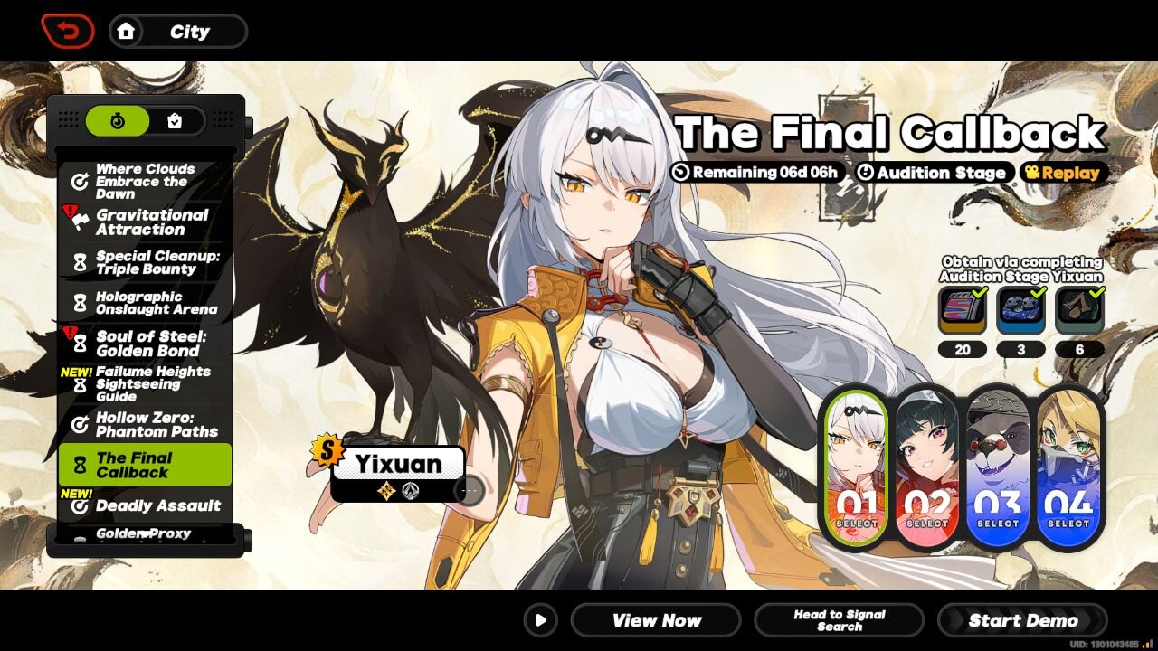 The Final Callback Event Guide - Zenless Zone Zero (ZZZ)Version 2.0 - Phase 1
